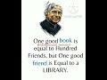 one good book is equal to hundred friends but one good#motivation #apjabdulkalam #success #shorts