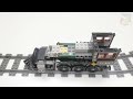 4k lego 79111 the lone ranger constitution train chase speed build stop motion time lapse review