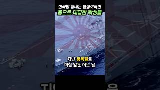 한국 학생들이 길거리에서 비를 맞으며 독도 플래시몹 공연을 하게 만든 외국인들