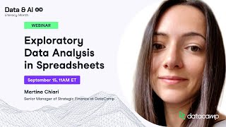 Exploratory Data Analysis in Spreadsheets