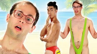 The Try Guys Try Extreme Swimsuits