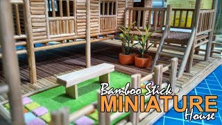 Bamboo Stick Miniature House // Village House // CUSTOM MADE