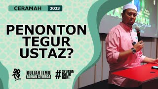 SYAMSUL DEBAT | PENONTON TEGUR USTAZ?