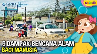 5 Dampak Bencana Alam terhadap Kehidupan Manusia, Materi IPAS Kelas 5 SD