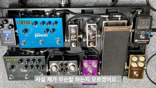 제 페달보드를 리뷰해봤습니다/Review my pedal board.