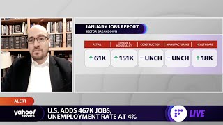 Jobs report reveals 'much stronger recovery than previously expected,’ economist says