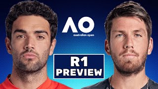 Matteo Berrettini vs Cameron Norrie - Preview \u0026 Prediction - 2025 Australian Open