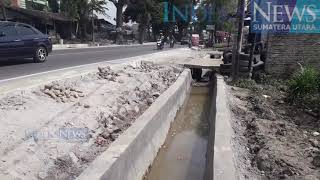 Buruknya Kondisi Pengerjaan Proyek Drainase Wilayah Sumut I