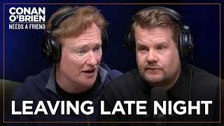 How David Bowie Inspired James Corden To Retire From Late Night | Conan O'Brien Needs A Friend