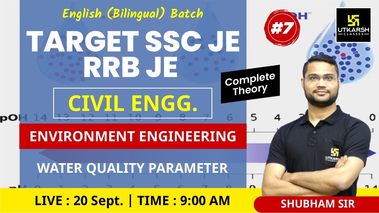 Environment Engineering #7 |Civil Engg. | English Bilingual Batch|SSC ...