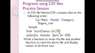 Python #92 Data File Handling CSV File Part 3
