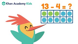 Subtracting with Ten Frames | How to Subtract | Khan Academy Kids