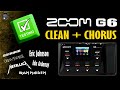 zoom g6 steve vai style wah distortion delay and reverb tests. free settings.