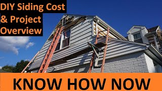 Cost For DIY Vinyl Siding and Project Overview