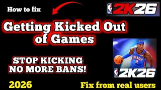 NBA 2K26 Fix Getting Kicked Out of Games "Problem Has Been Encountered That Prevents" Error SOLVED