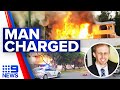 Man charged with Brisbane house fire | 9 News Australia