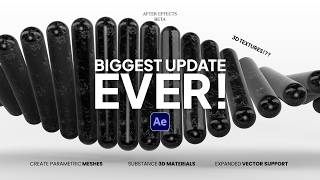 The Biggest After Effects Update Ever! What's NEW?