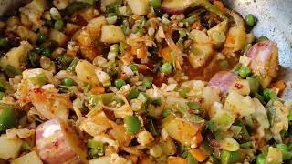 mix vegetable ki bhaji @shabinasminidhaba #vegetarian