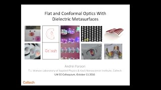 UWEE Research Colloquium: October 11, 2016 - Andrei Faraon, Caltech