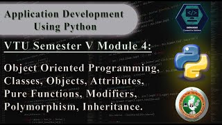 Application Development Using Python ( VTU 5th SEM ) VTU Module 4 ( 18CS55 )