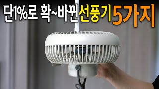 【🤴Ep.349】 캠핑부터 일상까지 더 시원하게 만들어주는 루메나 충전식 무선선풍기 5가지!