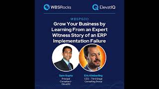 WBSP600: Grow Your Business by Learning From an Expert Witness Story of an ERP Implementation Fai...