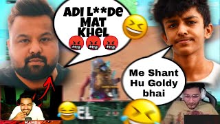 Goldy Bhai Angry 😡 on Adi 😂 Mamba And Rebel Reaction 🤣 | 8bit Mamba | 8bit Goldy | Soul Highlight |