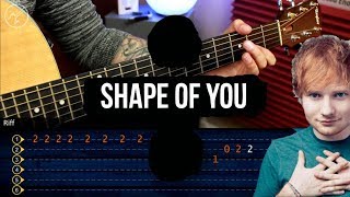 Ed Sheeran - Shape of You Guitar Tutorial | TABS + ACORDES | Guitarra Christianvib