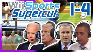 US Presidents Play Wii Sports Supercut (Part 1-4)