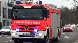 Rüstwagen + Pressesprecher + Feuerwehrkran BF Essen