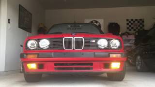 BMW E30 325i Touring Headlight Washer System