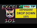 Excel 365 Tutorial: Dependent Dropdown Lists