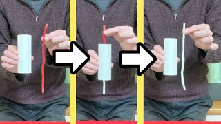 ひもと筒 　子供にウケる簡単マジック3ネタ種明かし  3 Easy Magic Tricks with Tutorials.