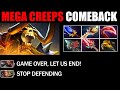 Divine Rapier Clinkz Mega Creeps Defend - Unbelievable Comeback Immortal Rank Dota 2