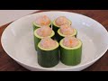 i stuffed zucchini w shrimp and got shocking results