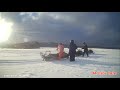 great snow field course with standard snowmobile yamaha br250