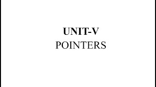 PPS Pointers, Pointer to Pointer, Pointer Arithmetic (Part-1)