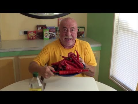 Fried Italian Long Red Hot Peppers Fried Italian Long Red Hot Peppers