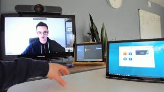 Logitech Swytch Demonstration (With Microsoft Teams Room and Zoom)