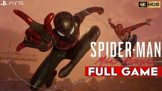 Spider Man Miles Morales Gameplay Walkthrough Full Game (PS5) 4K 60FPS HDR