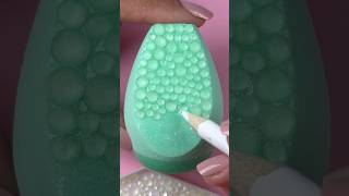 i bedazzled an e.l.f. makeup sponge 🧽 ✨ (with glow in the dark rhinestones)