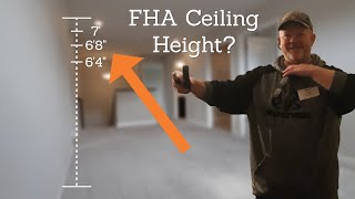 What Is The FHA Ceiling Height Requirement? | Property Walk Through Tip
