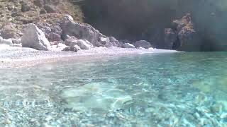 Δεύτερη μυστική παραλία στην Κύμη. 4K. Second Secret beach at Kymi Evia island.