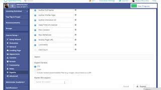 Export Feature