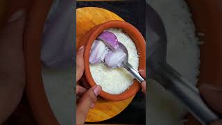 పెద్దవాళ్ళు చెప్పిన ఆరోగ్యకరమైన చద్దన్నం./Fermented rice.. #shorts #chaddannam #fermentedrice