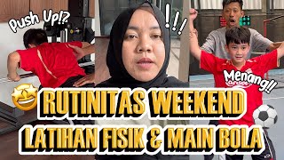 RUTINITAS AA RAFATHAR SETIAP WEEKEND!!!! SERU SEKALI!!!