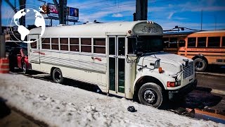 Nomadic Community Living in a Bus in New York City Nomadic Community Living in a Bus in New York City