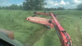 Cutting Hay With A Kuhn Cutter