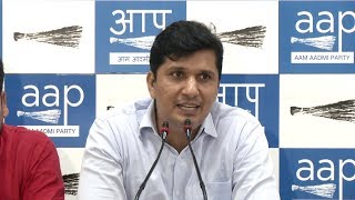 Saurabh Bhardwaj address a Press Conference on the financial mess in MCD as per CAG Audit report