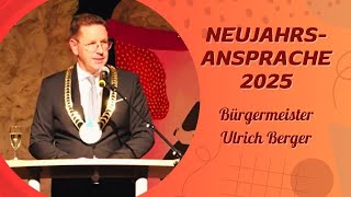 Neujahrsansprache 2025 Bürgermeister Uli Berger